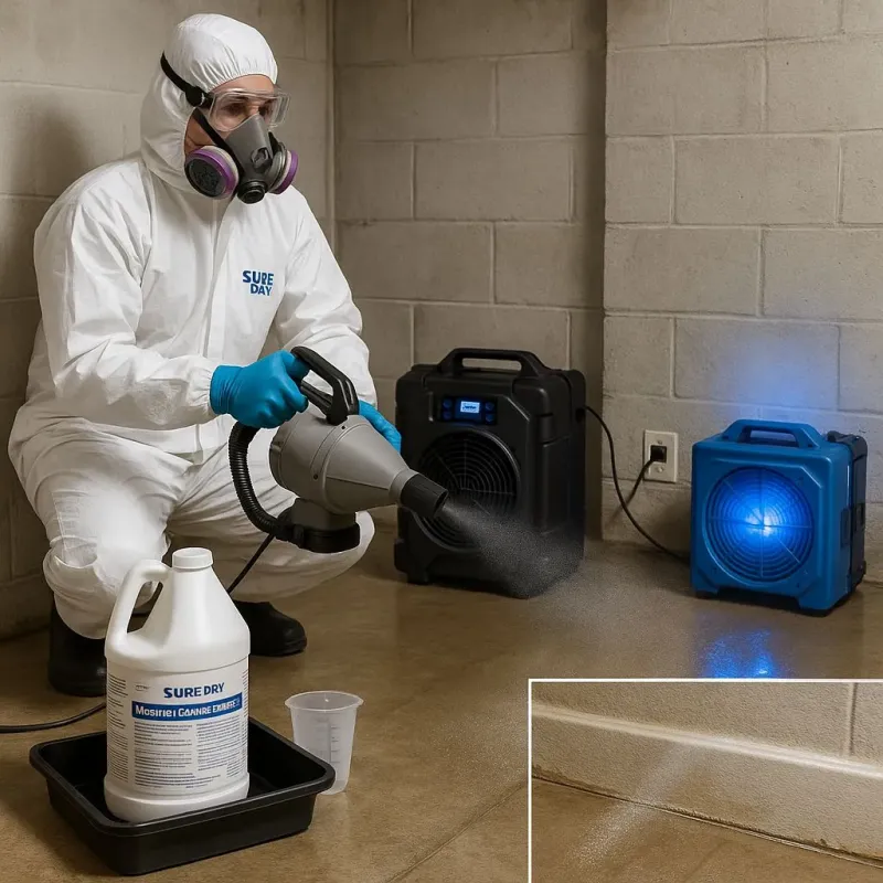 Sanitization and Odor Removal process in Fillmore, CA